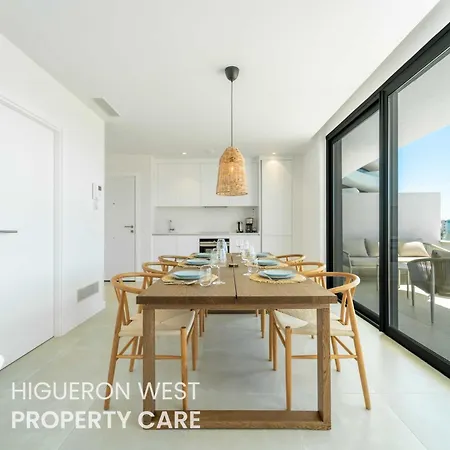 アパート El Sol Sur - South-facing Terrace With Pool Views, フエンヒロラ
